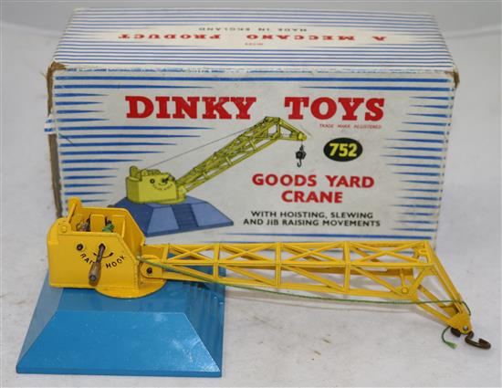 Five boxed Dinky Supertoy models and a boxed Britains Howitzer